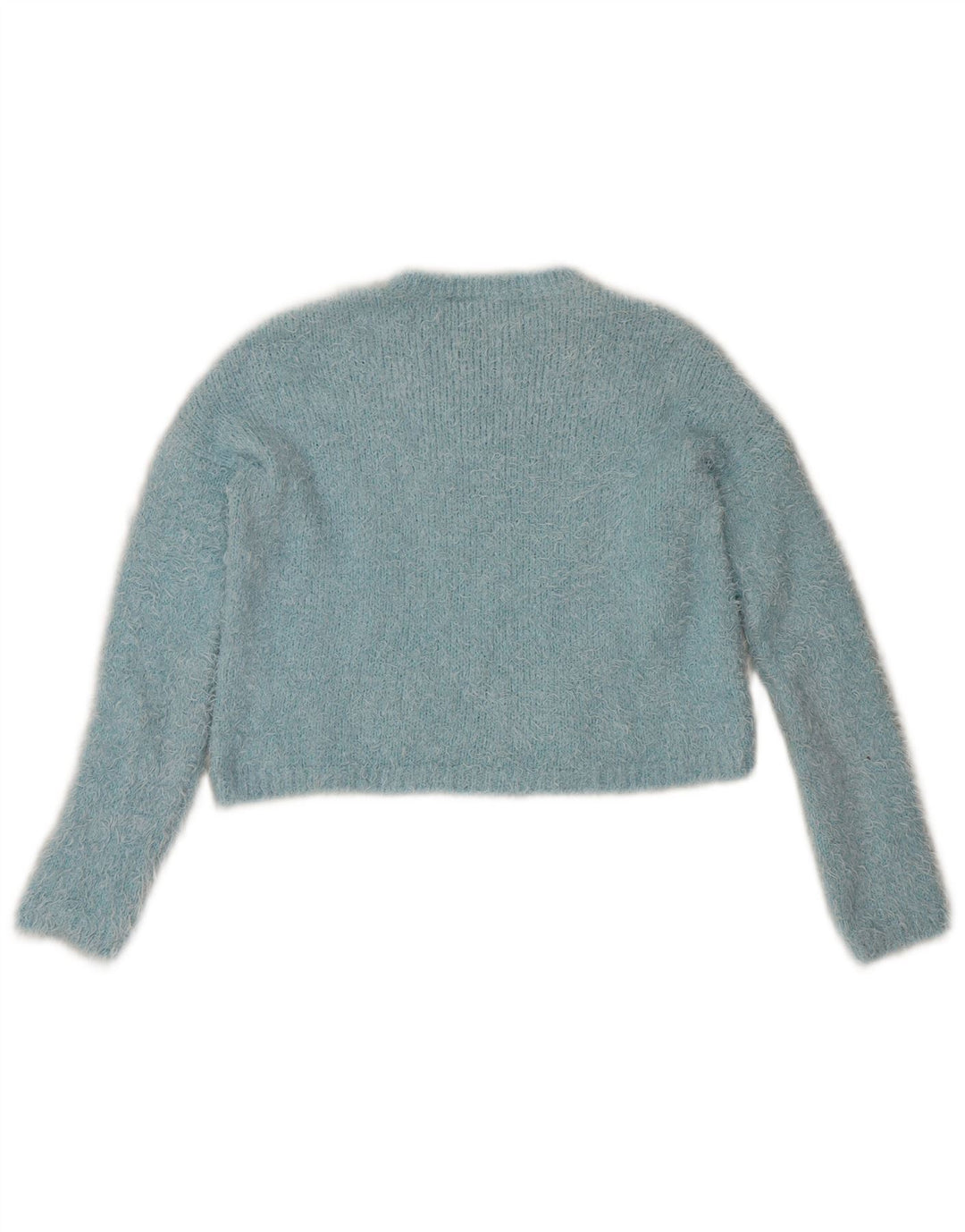 Γυναικείο πουλόβερ με λαιμόκοψη Topshop Crop Crop UK 8 Small Blue Polyester