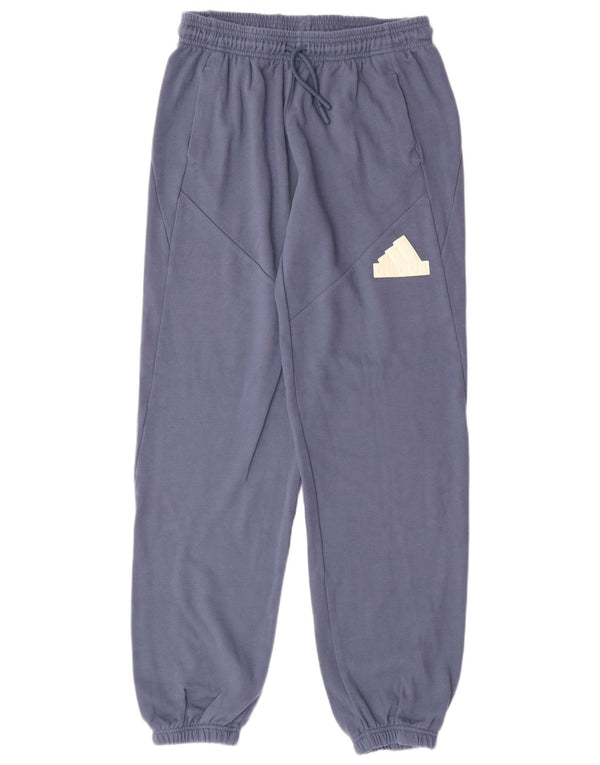 Adidas Boys αθλητική φόρμα παντελόνι Joggers 15-16 ετών Μπλε βαμβακερό