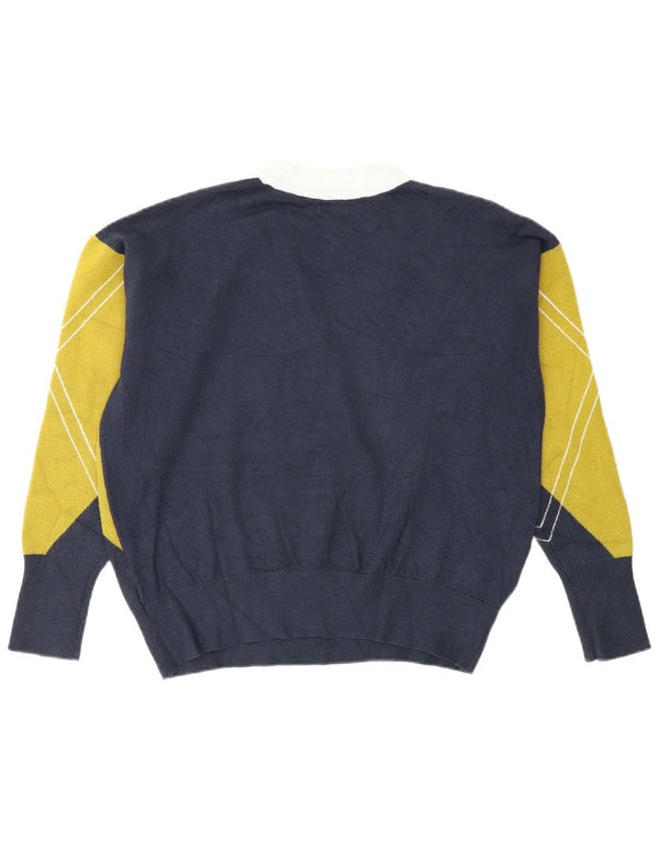 Marks & Spencer Γυναικείο πουλόβερ με λαιμόκοψη UK 14 Medium πολύχρωμο