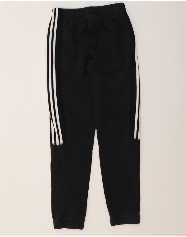 Ανδρική φόρμα Adidas Παντελόνι Joggers Μικρό μαύρο βαμβακερό