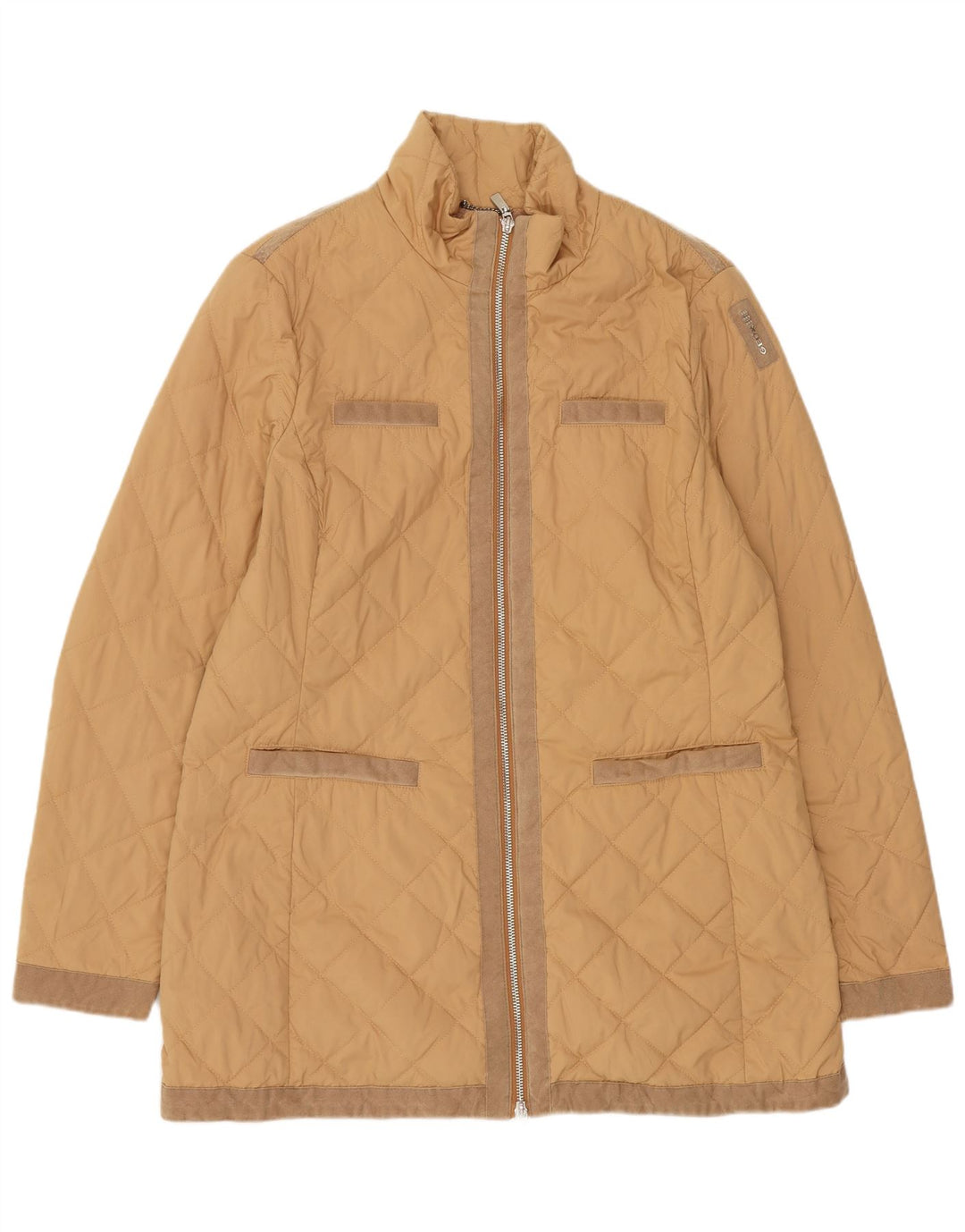 Γυναικείο καπιτονέ μπουφάν Geox Oversized UK 10 Small Beige Polyester
