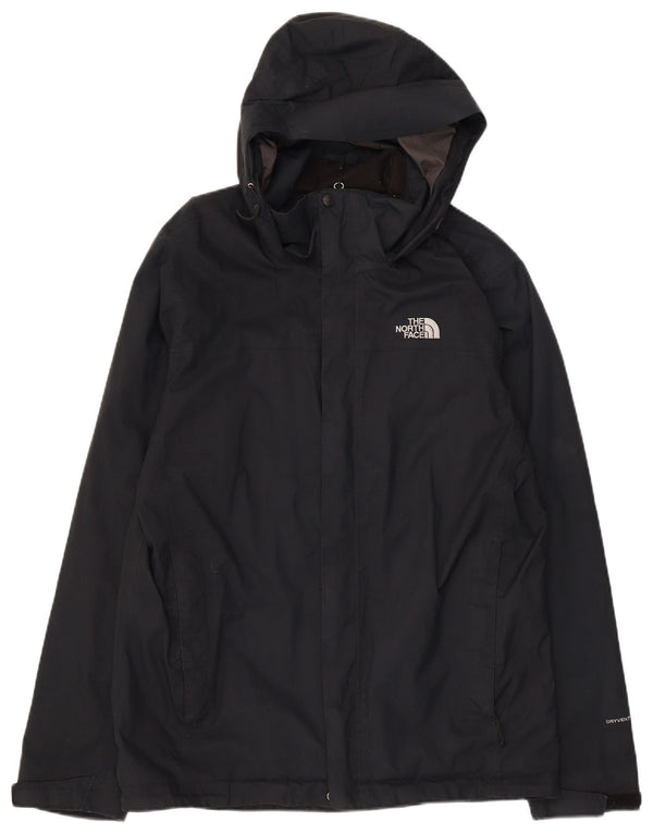 THE NORTH FACE Ανδρικό μπουφάν βροχής με κουκούλα UK 38 Medium Navy Blue Polyester