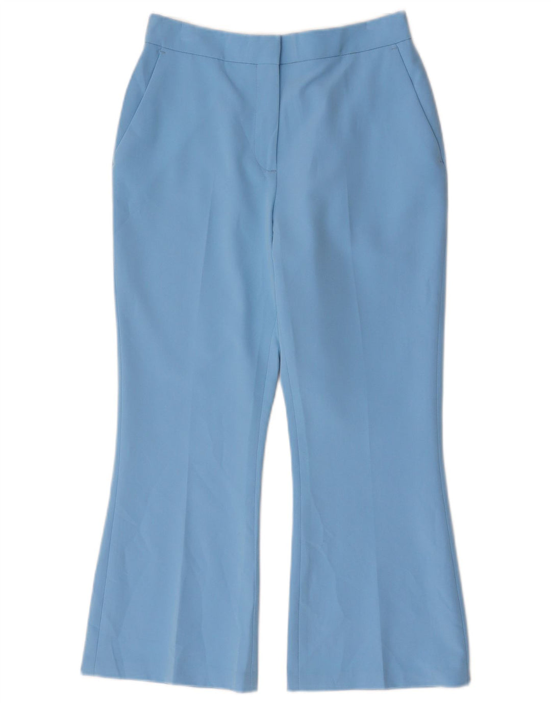 Topshop γυναικείο μποτάκι κομμένο παντελόνι UK 8 Small W26 L24 Blue Polyester