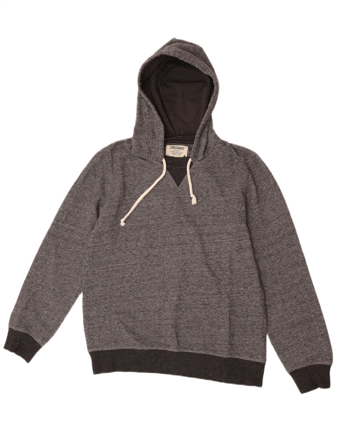 Jack & Jones Ανδρικά φούτερ με κουκούλα με μεγάλο γκρι φλύκταινο