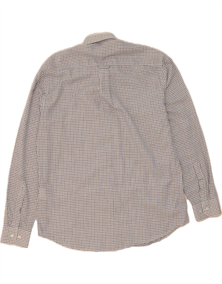 JAMES PRINGLE Mens Flannel Shirt Large White Check Vintage James Pringle and Second-Hand James Pringle from Messina Hembry 