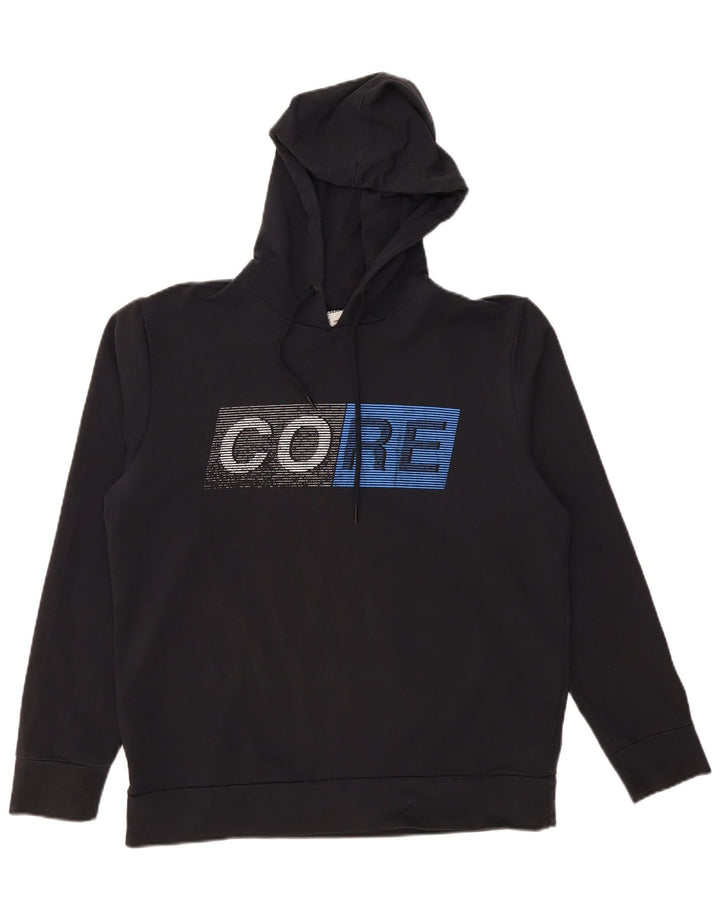 JACK & JONES Ανδρικό Γραφικό Φούτερ XL Μαύρο βαμβακερό