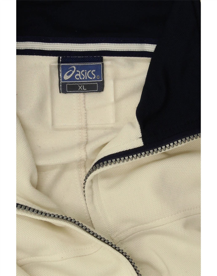 Ανδρική φόρμα ASICS Top Jacket XL Λευκό