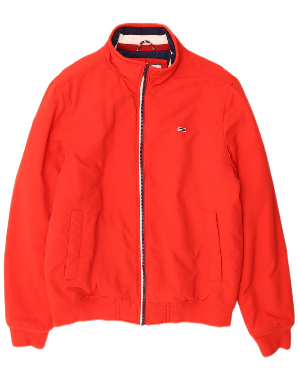 Ανδρικό μπουφάν Tommy Hilfiger UK 36 Small Red Polyamide