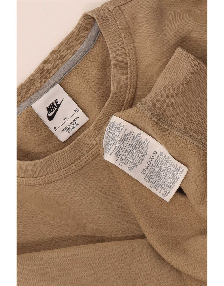 Ανδρικό φούτερ Nike Regular Fit Jumper XL Μπεζ βαμβακερό