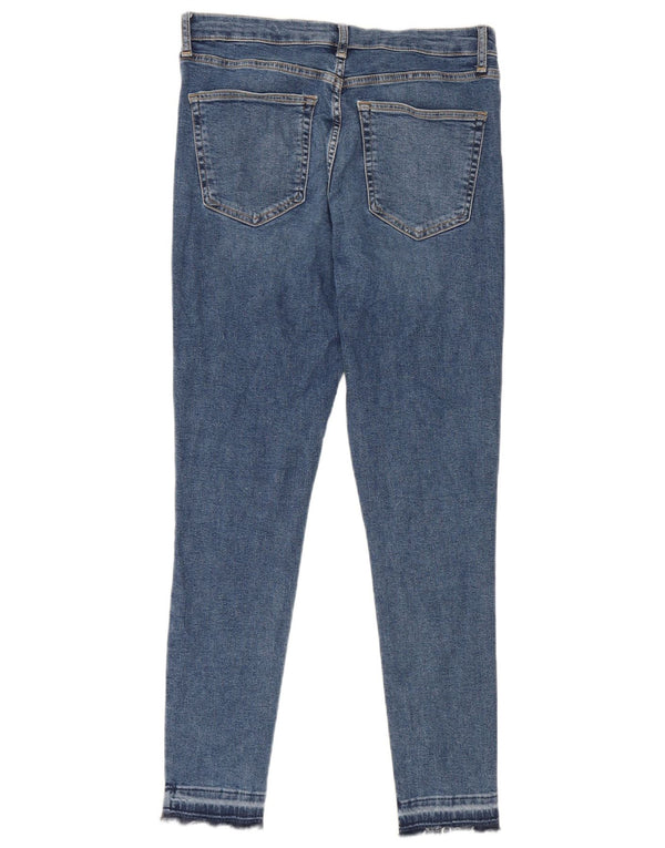 Topshop Γυναικεία Jamie Skinny Jeans W32 L27 Blue Cotton