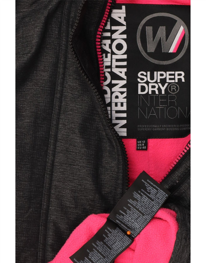 Γυναικείο τζάκετ SUPERDRY Graphic Windbreaker UK 12 Medium Grey