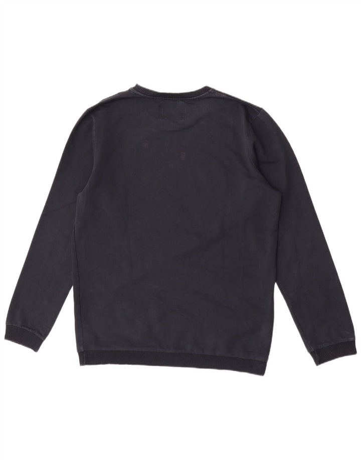 Jack & Jones Ανδρικό γραφικό φούτερ Jumper Large Navy Blue από βαμβάκι