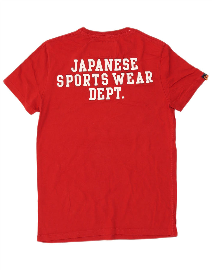 Superdry Ανδρικό T-Shirt Graphic T-Shirt Top Μεσαίο κόκκινο βαμβακερό