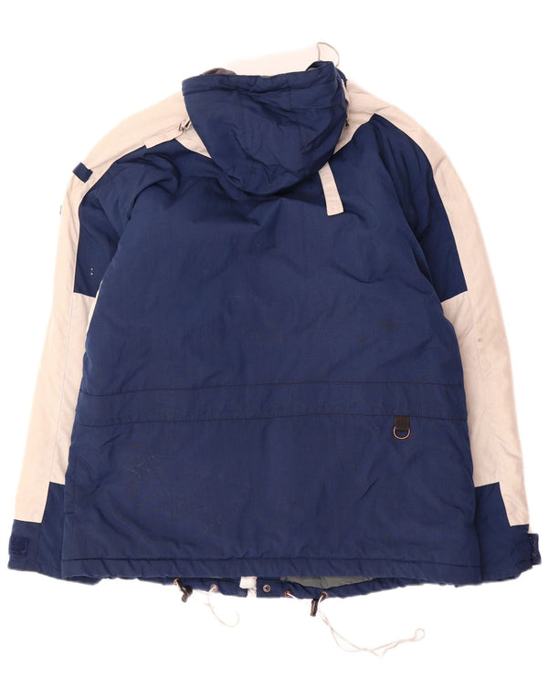 Ανδρικό μπουφάν Napapijri Geographic με κουκούλα σκι UK 42 XL Navy Blue Colorblock