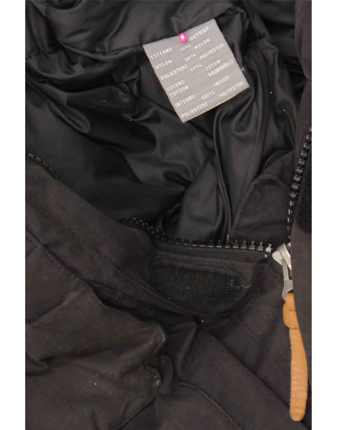 Ανδρικό μπουφάν με κουκούλα Dolomite UK 42 XL μαύρο νάιλον
