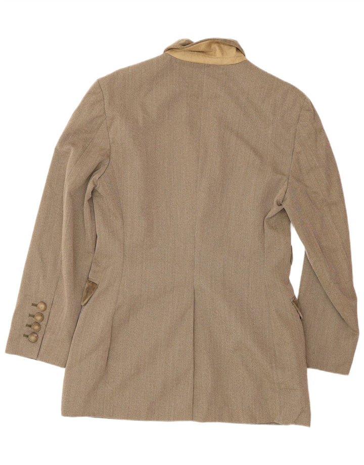 MOSCHINO Γυναικεία φούστα 2 τεμαχίων με 3 κουμπιά UK 12 μεσαία W28 καφέ Classic