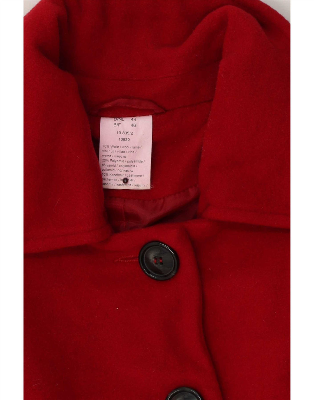 Vintage γυναικείο μπουφάν EU 46 XL κόκκινο μαλλί