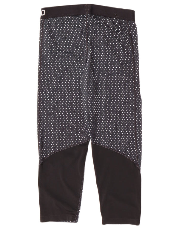 Γυναικεία γραφικά κολάν Nike Dri Fit UK 14 Large Navy Blue Spotted Sports