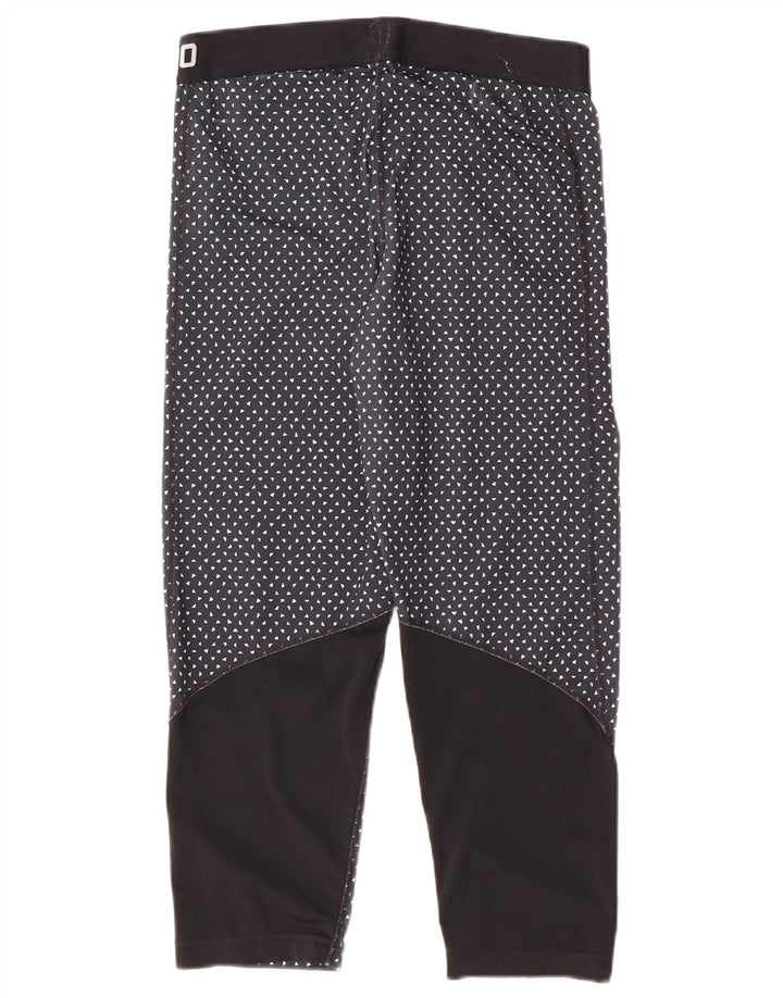 Γυναικεία γραφικά κολάν Nike Dri Fit UK 14 Large Navy Blue Spotted Sports