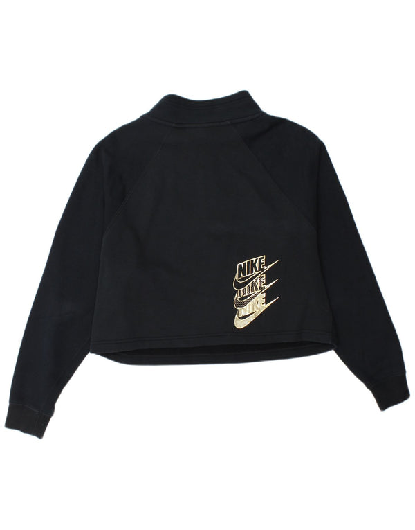 Γυναικείο φούτερ με φερμουάρ Nike Jumper UK 14 Medium Navy Blue