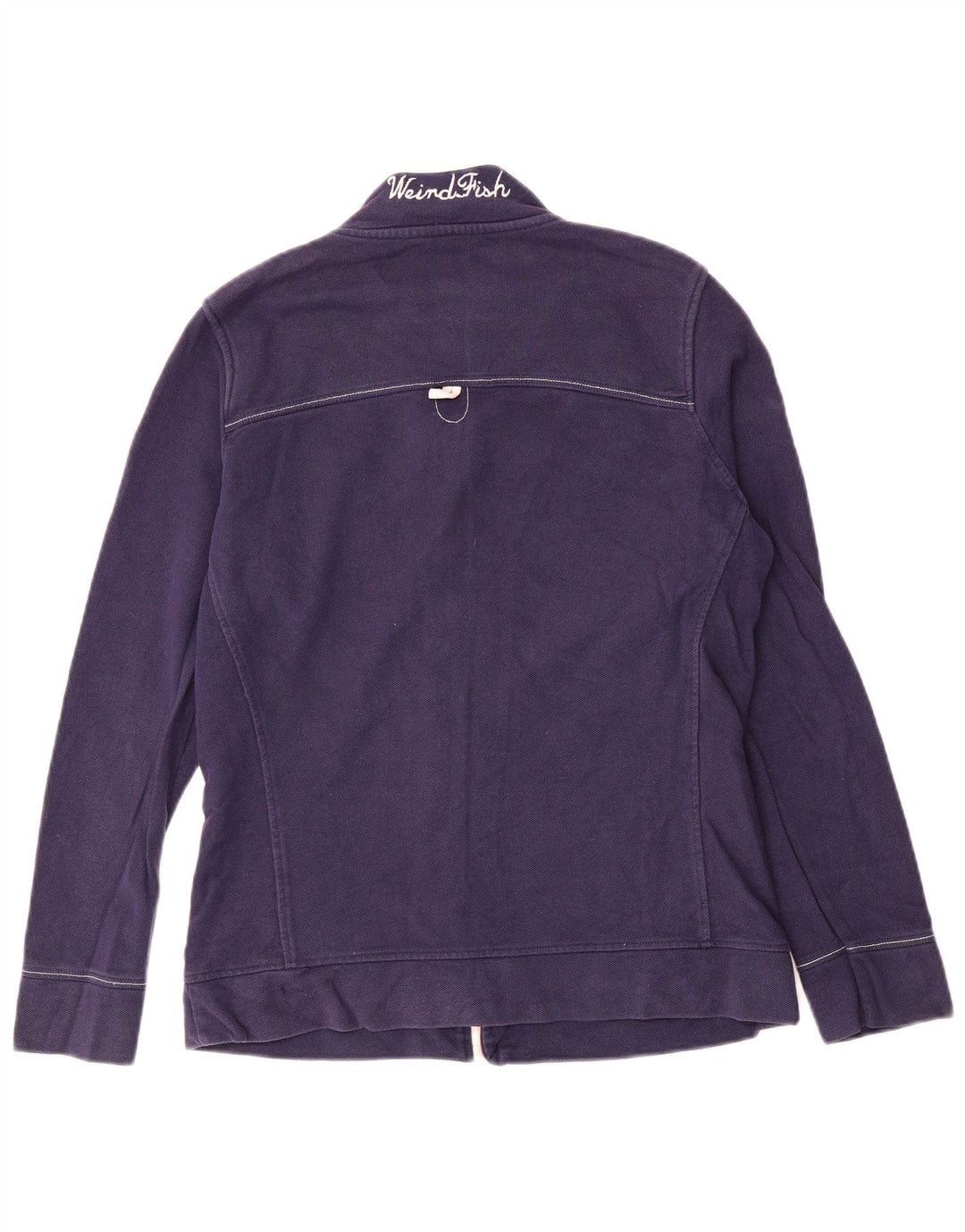 Γυναικεία αθλητική φόρμα Weird Fish Top Jacket UK 10 Small Navy Blue Colourblock