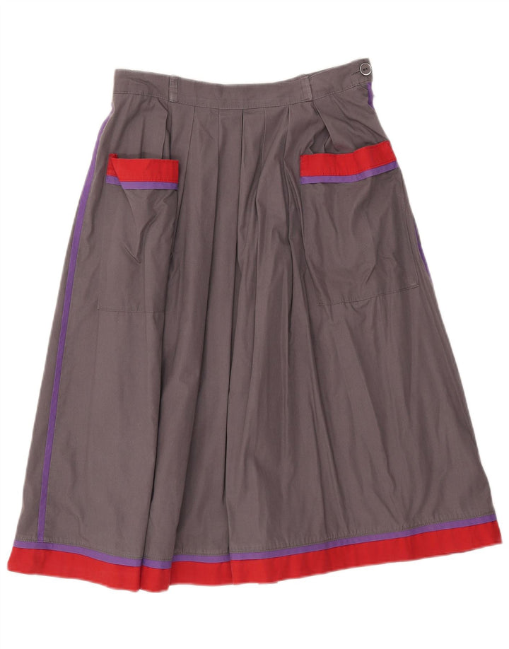Vintage γυναικεία φούστα EU 40 Medium W28 Grey Colourblock