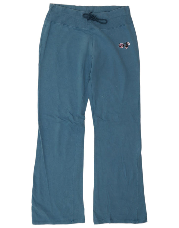 Γυναικεία αθλητική φόρμα Benetton Παντελόνι UK 12 Medium W27 L32 Μπλε βαμβακερό