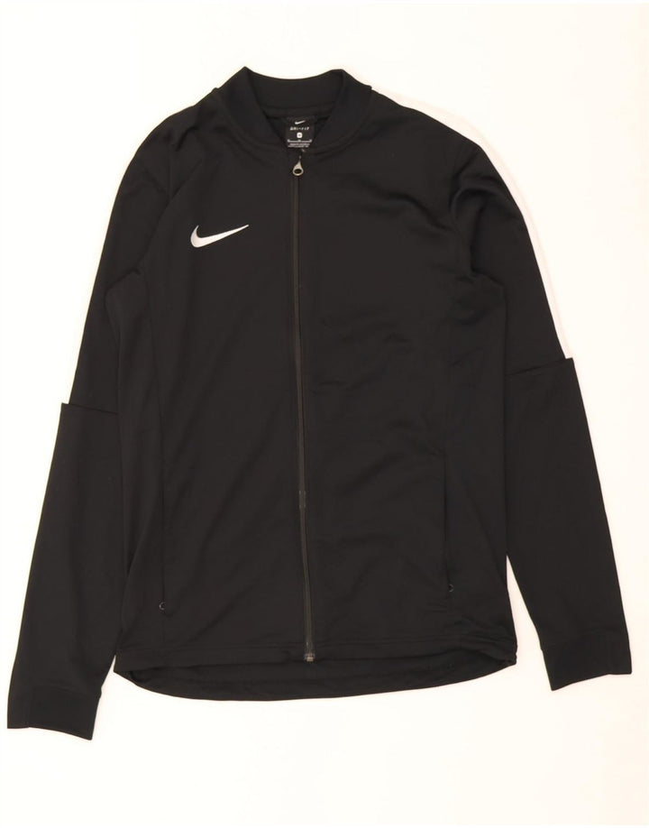 Ανδρική φόρμα Nike Dri Fit Μπουφάν μεσαίου μαύρου χρώματος πολυεστέρας