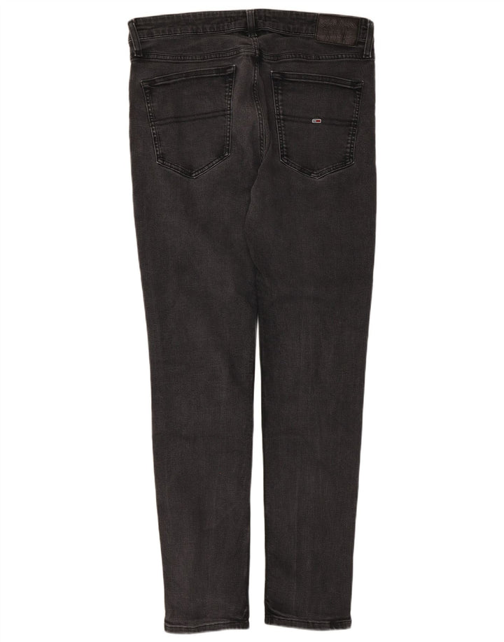 Tommy Hilfiger Ανδρικό Slim Jeans W36 L30 Μαύρο βαμβακερό