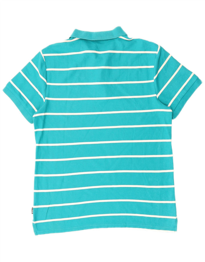 Ανδρικό πουκάμισο πόλο της NIKE, μεγάλο μπλε ριγέ βαμβακερό