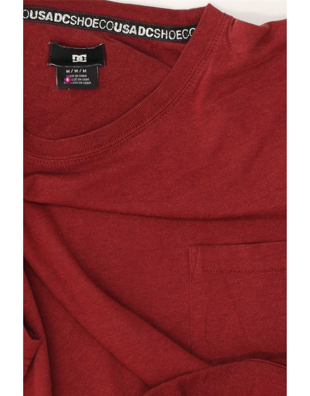 Ανδρικό T-Shirt DC Top Medium Burgundy