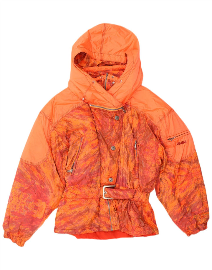 Colmar Γυναικείο μπουφάν σκι με κουκούλα IT 44 Medium Orange Tie Dye