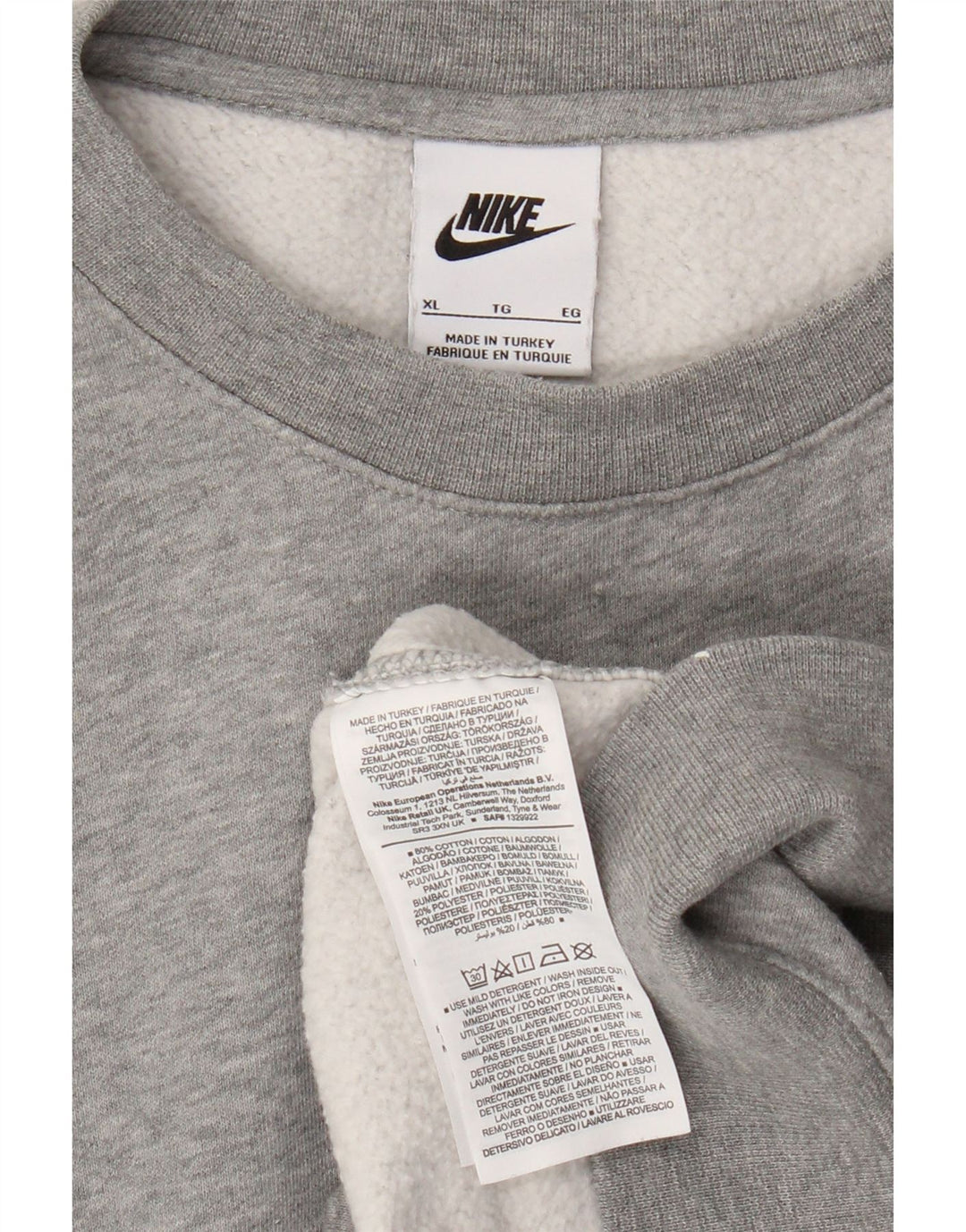 Ανδρικό φούτερ Nike Jumper XL Γκρι βαμβακερό