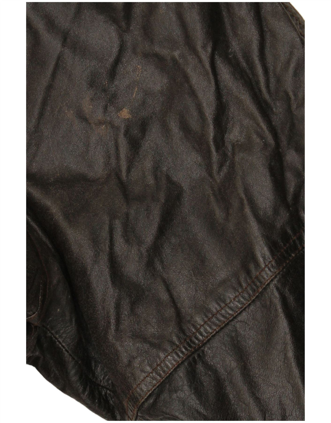 VINTAGE Γυναικείο Δερμάτινο Παλτό EU 38 Μεσαίο Καφέ Δέρμα