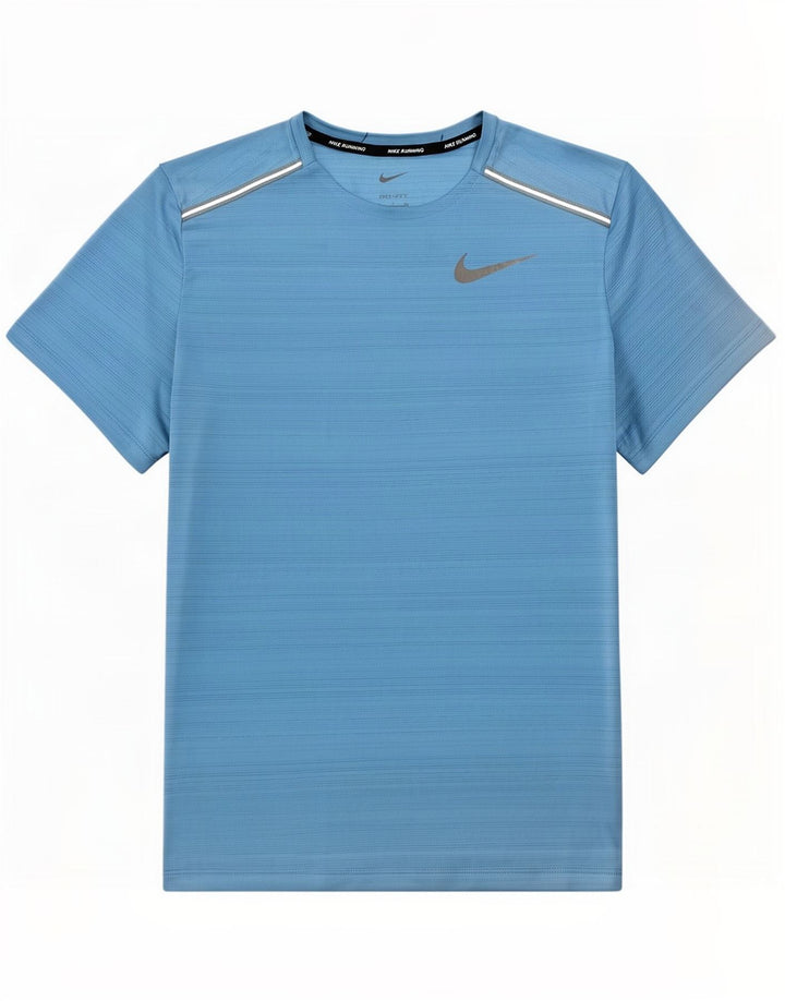 Ανδρικό μπλουζάκι Nike με μπλουζάκι Dri Fit Small Blue Pinstripe Polyester