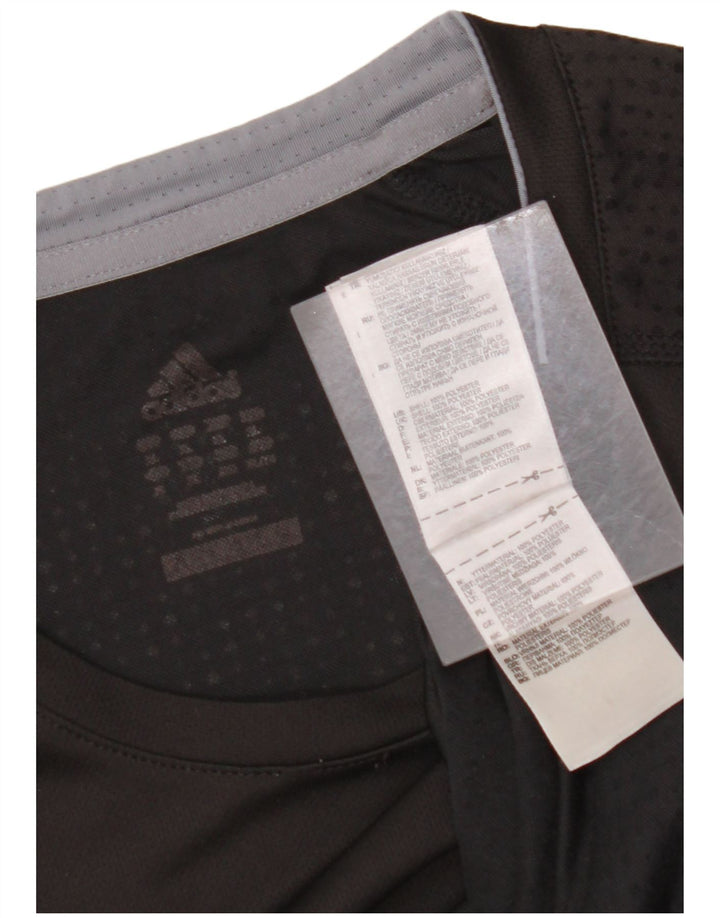 Ανδρικό T-Shirt ADIDAS Top XL Μαύρο πολυεστέρα