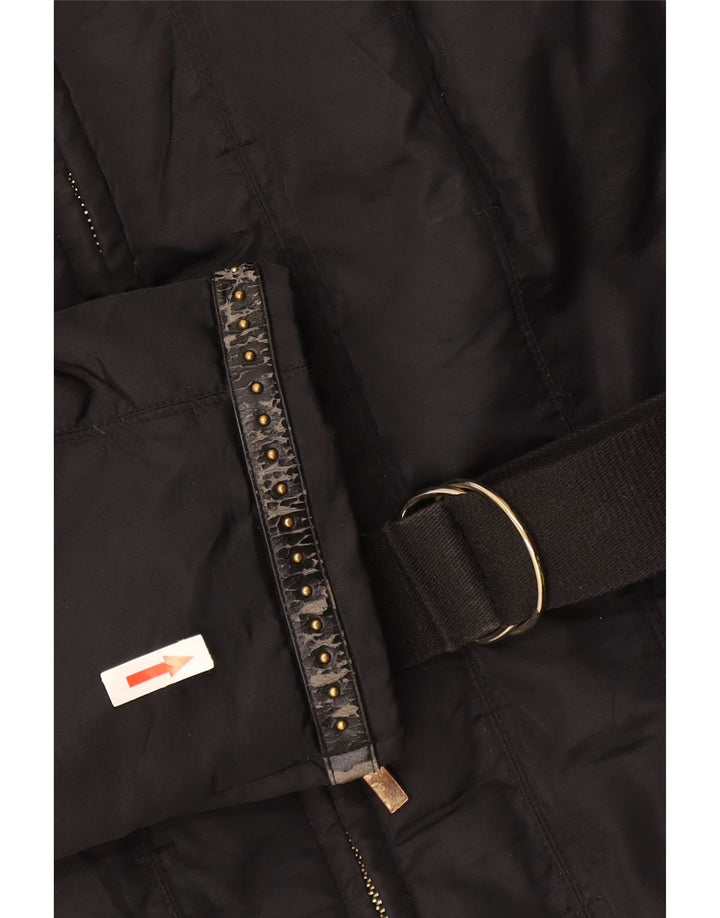 Trussardi Γυναικείο Μπουφάν IT 48 XL Μαύρο Πολυαμίδιο