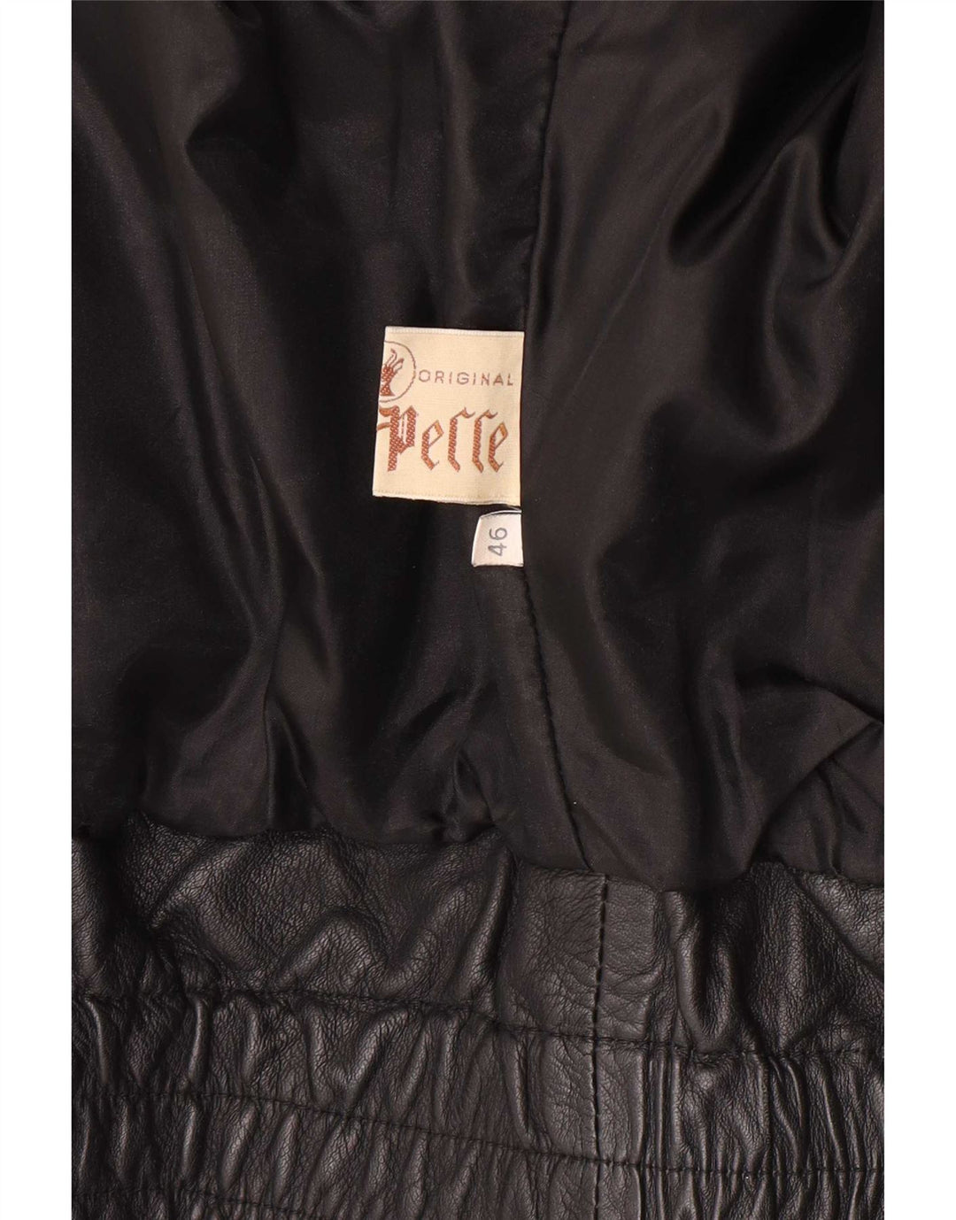 Vintage Ανδρικό Δερμάτινο Μπουφάν IT 46 Small Black Biker