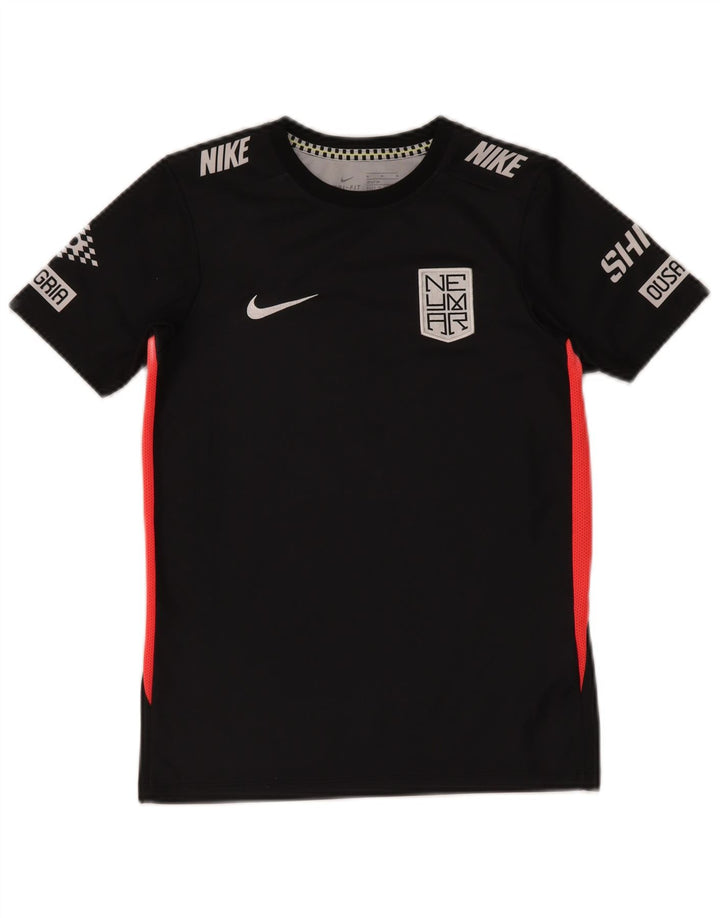 Μπλουζάκι NIKE Boys Mercurial Graphic T-shirt 10-11 ετών μεσαίου μαύρου πολυεστέρα