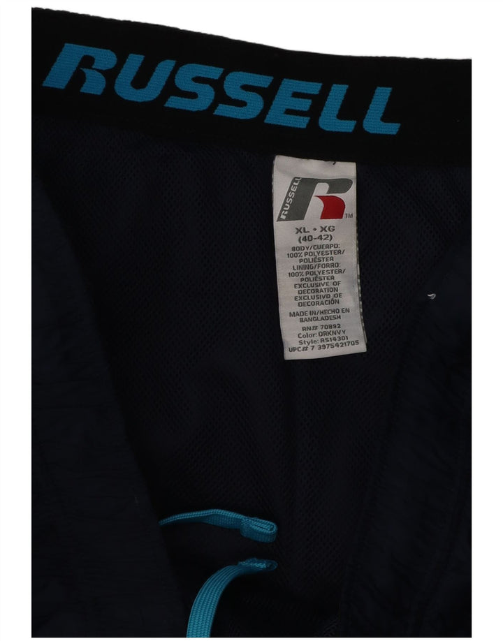Ανδρική αθλητική φόρμα RUSSELL ATHLETIC Παντελόνι XL Navy Blue Polyester