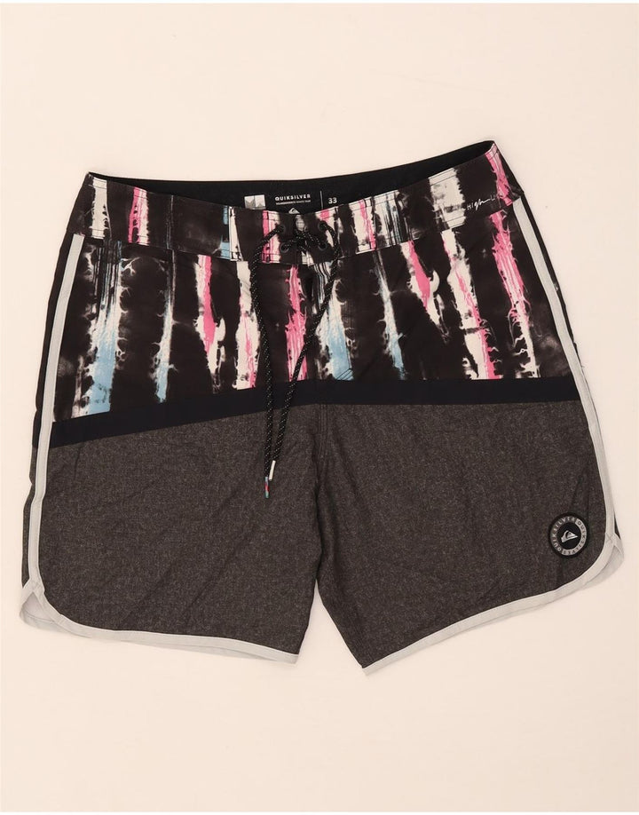 Ανδρικό σορτς κολύμβησης Quiksilver Medium Grey Tie Dye Polyester
