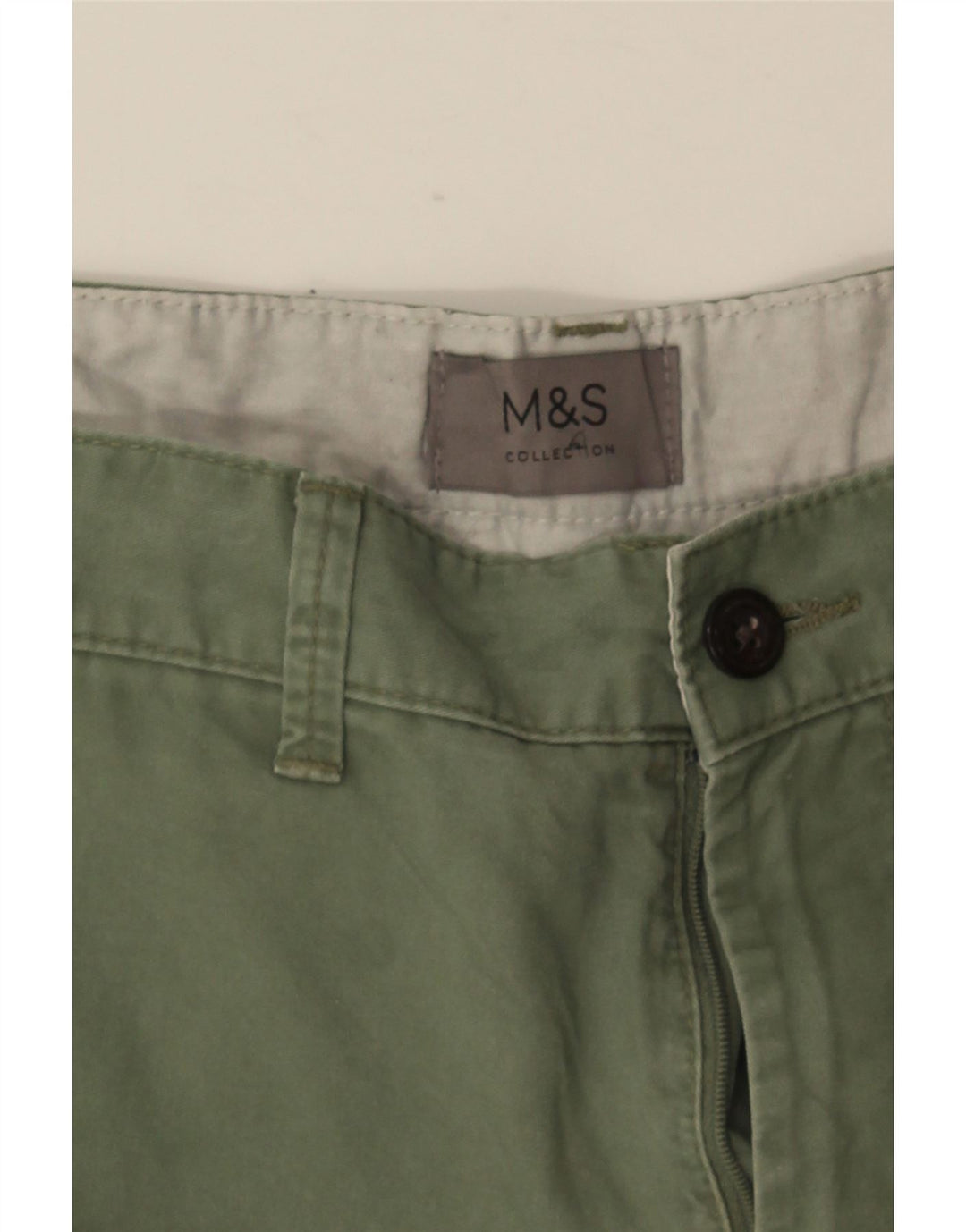 Ανδρικό σορτς Chino Marks & Spencer W34 Large Green