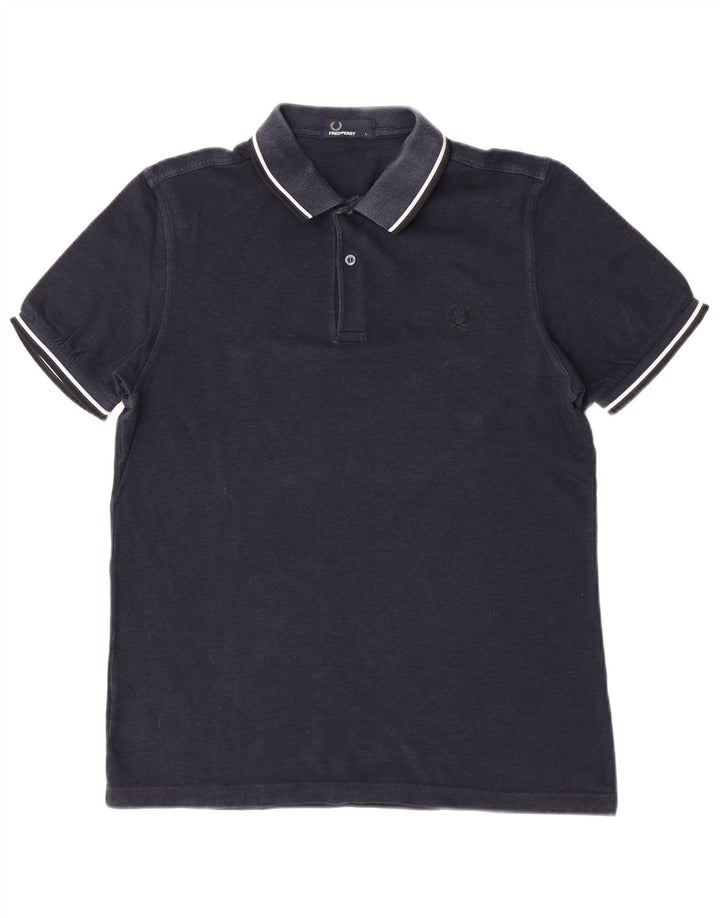 Fred Perry Ανδρικό πουκάμισο Polo μεγάλο Navy Blue