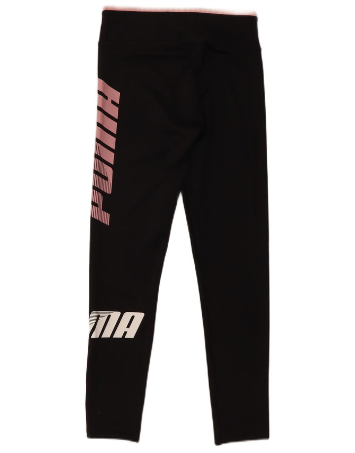 Puma Girls Graphic κολάν 11-12 ετών Μαύρο Πολυεστέρα