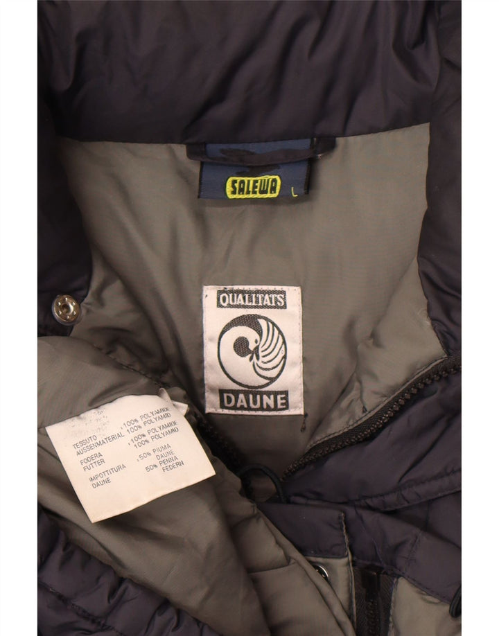 SALEWA Ανδρικό μπουφάν με κουκούλα UK 40 Large Navy Blue Polyamide