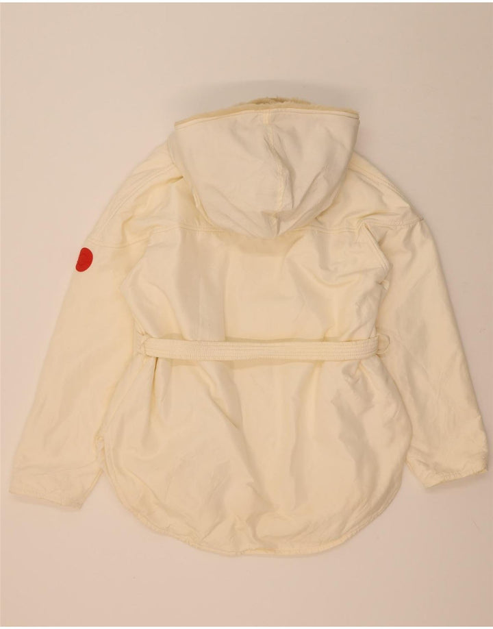 Ice Womens Hooded Anorak Jacket UK 16 Large White Polyamide