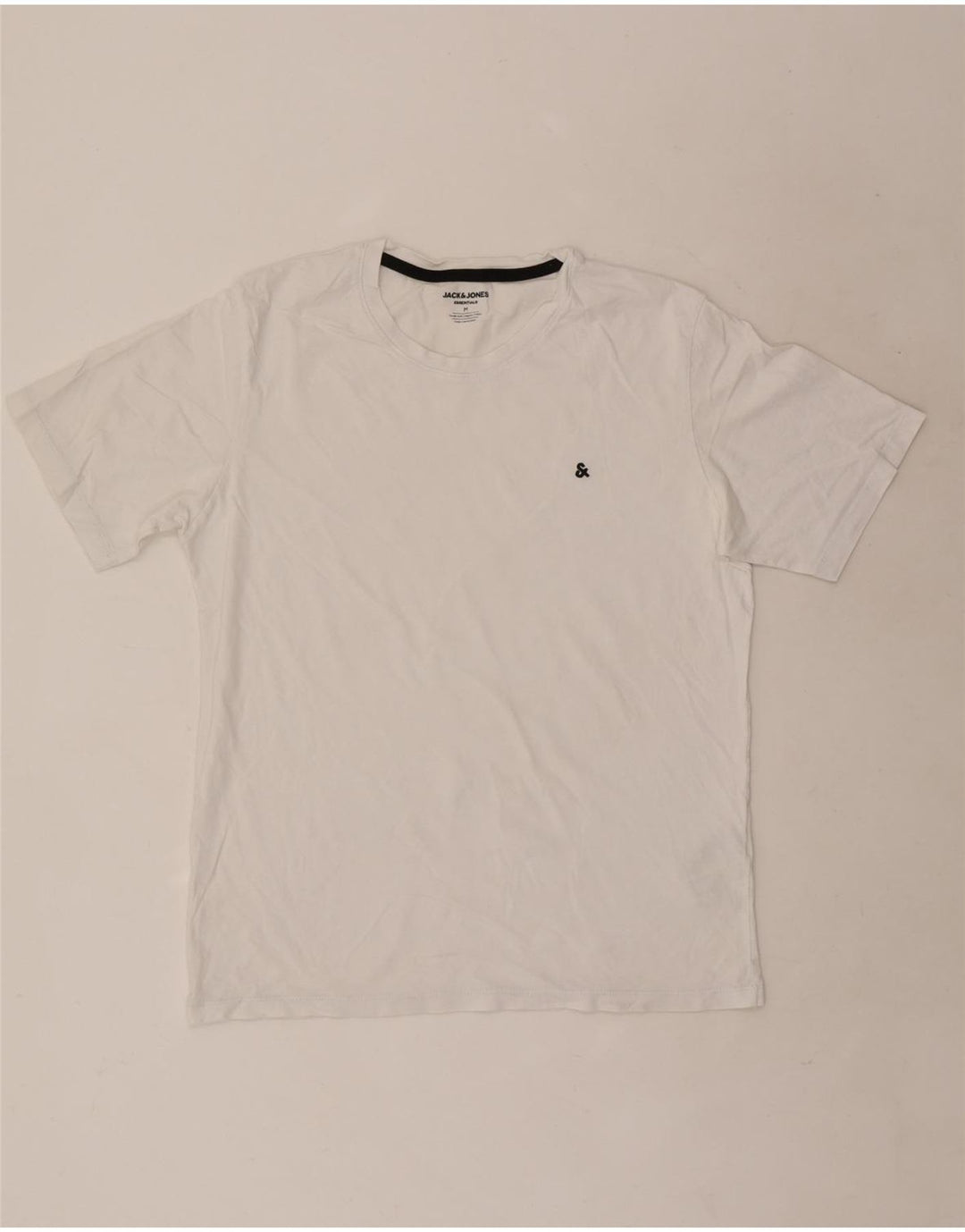 Jack & Jones Ανδρικό T-Shirt Μπλουζάκι από μεσαίο λευκό βαμβάκι