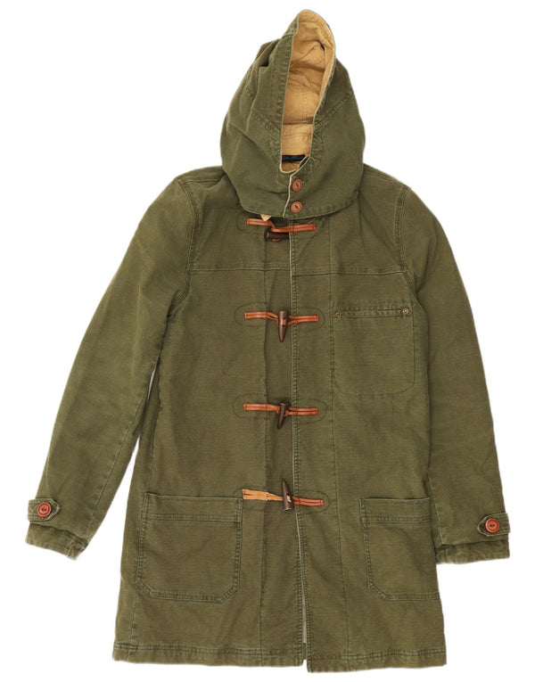 Traffic People Ανδρικό μπουφάν Duffle με κουκούλα UK 42 XL Πράσινο βαμβακερό