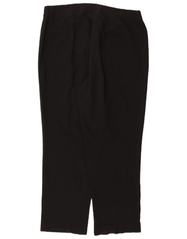 Marks & Spencer Γυναικείο αυτόγραφο Casual Παντελόνι UK 18 XL W38 L30 Μαύρο