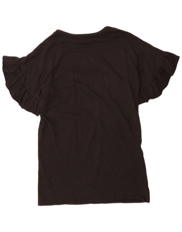 Zara Γυναικείο φόρεμα Trafaluc Oversized T-Shirt UK 10 Small Black